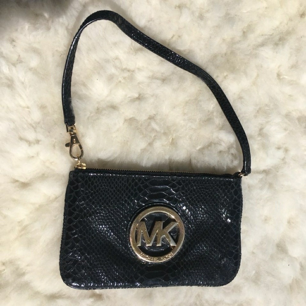 Michael Kors  black Wristlet